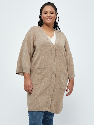 Cardigan 'Rosalia' Peppercorn en beige : devant
