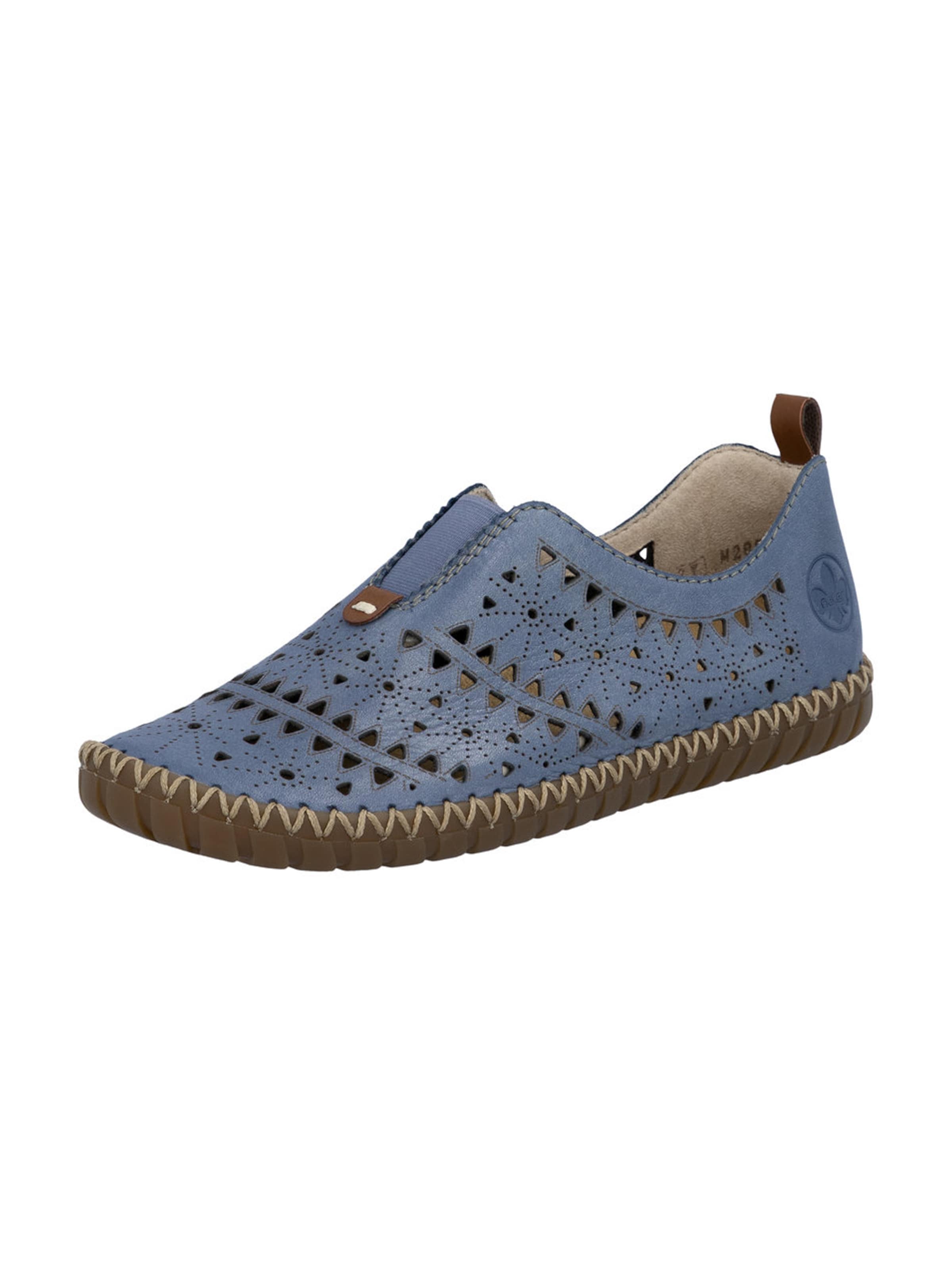 Slipper di Rieker in blu: frontale