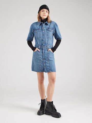 G-STAR Shirt dress in Blue: front