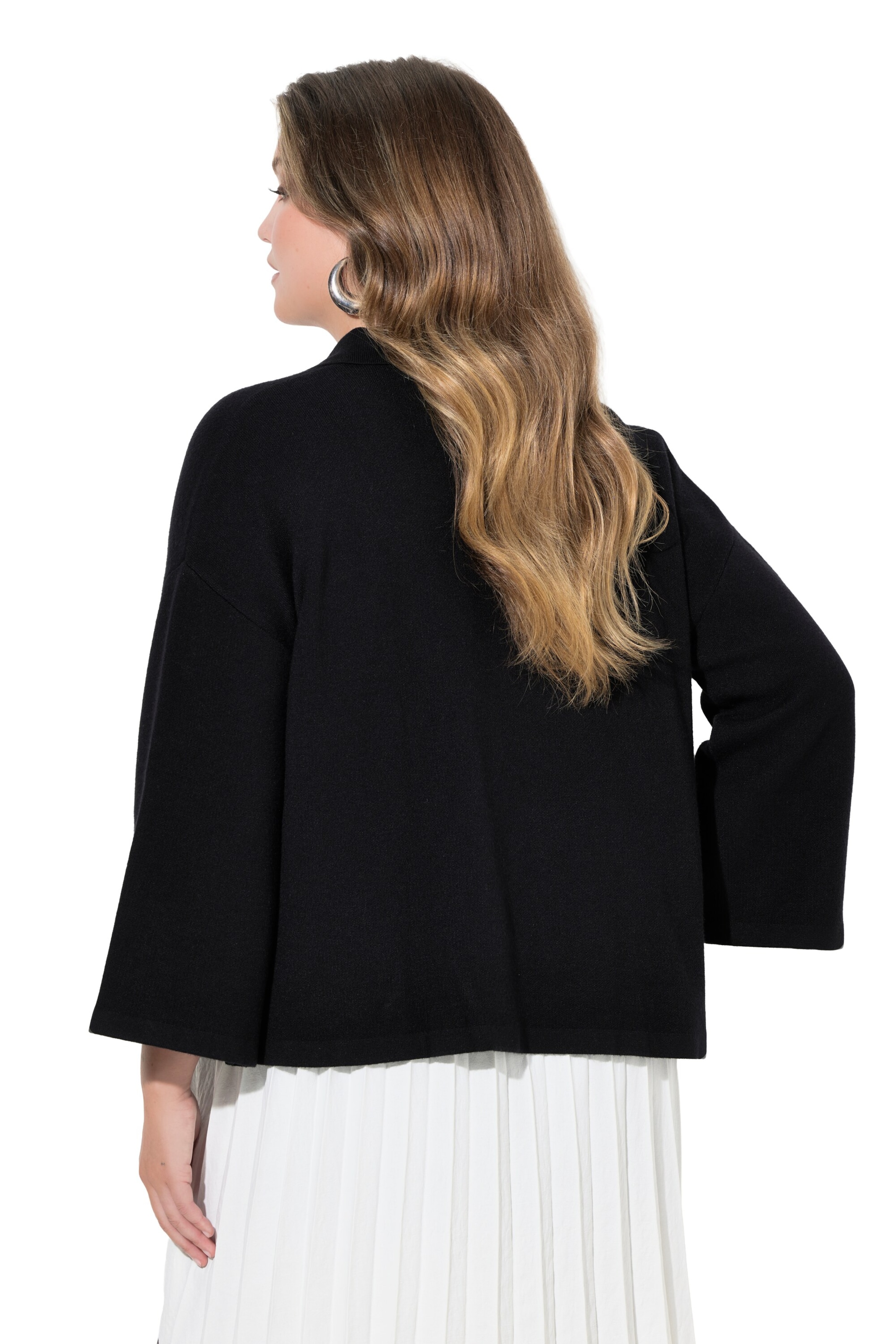 MIAMODA Strickjacke in Schwarz