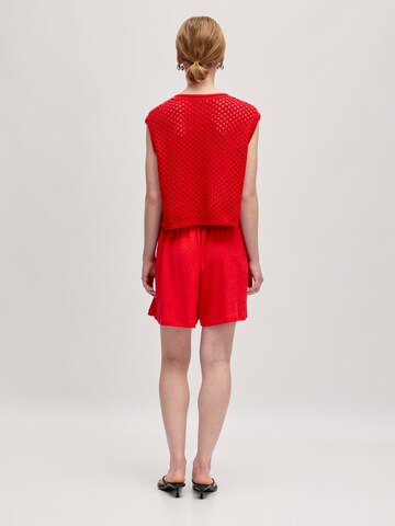 EDITED Vest 'Mina' in Red