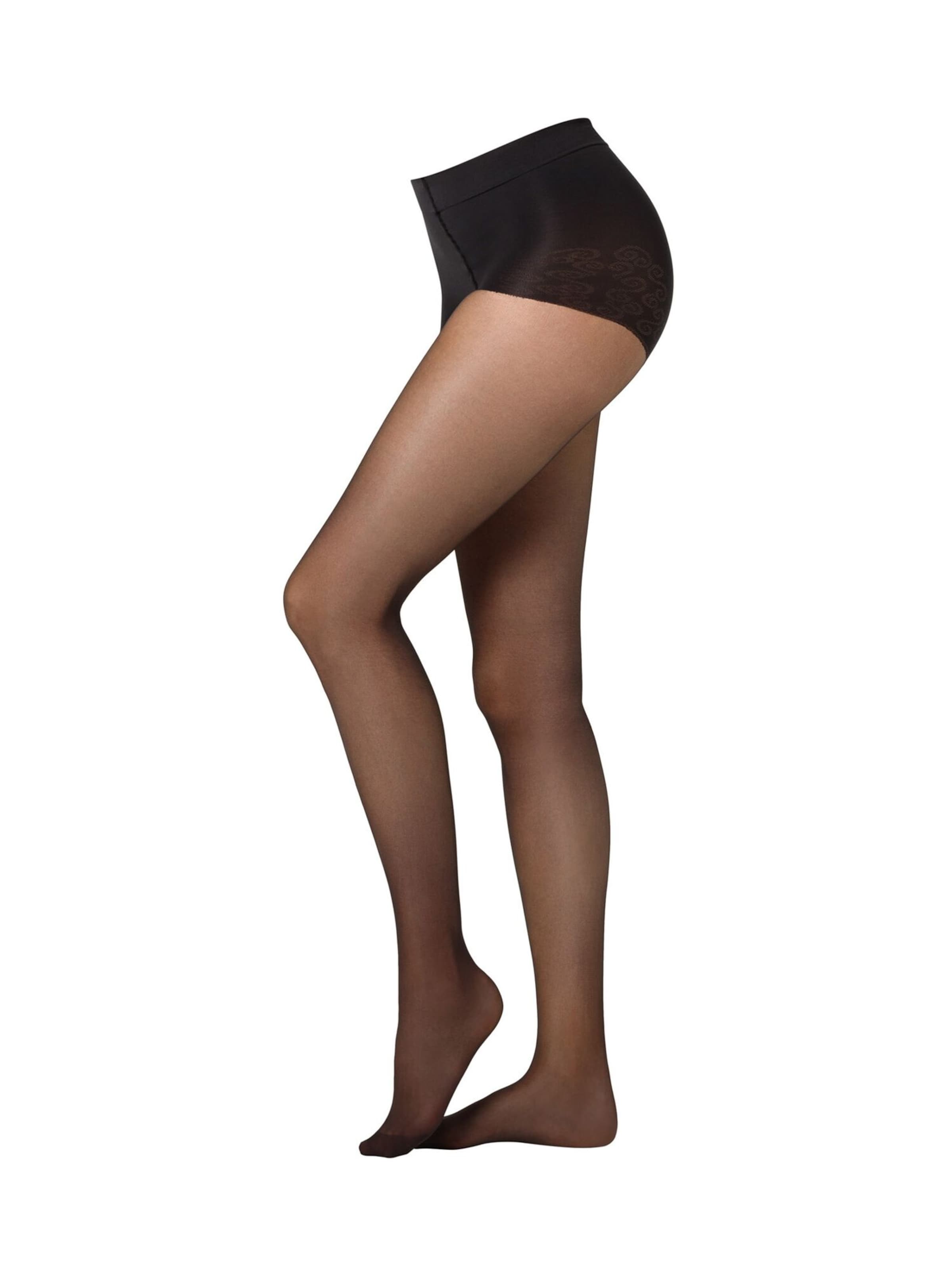 camano Fine tights in Black: front