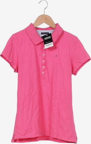 TOMMY HILFIGER Poloshirt M in Pink: predná strana