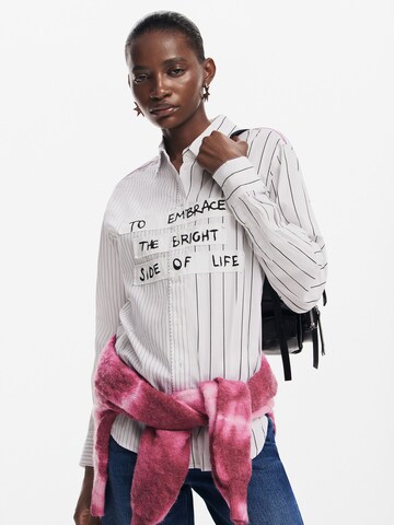 Desigual Bluse in Weiß