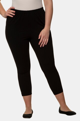 Ulla Popken Skinny Leggings in Black: front