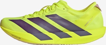 ADIDAS PERFORMANCE - Sapatilha de corrida 'Adizero Adios 9' em amarelo: frente