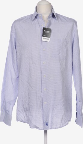 Jacques Britt Button Up Shirt in M in Blue: front