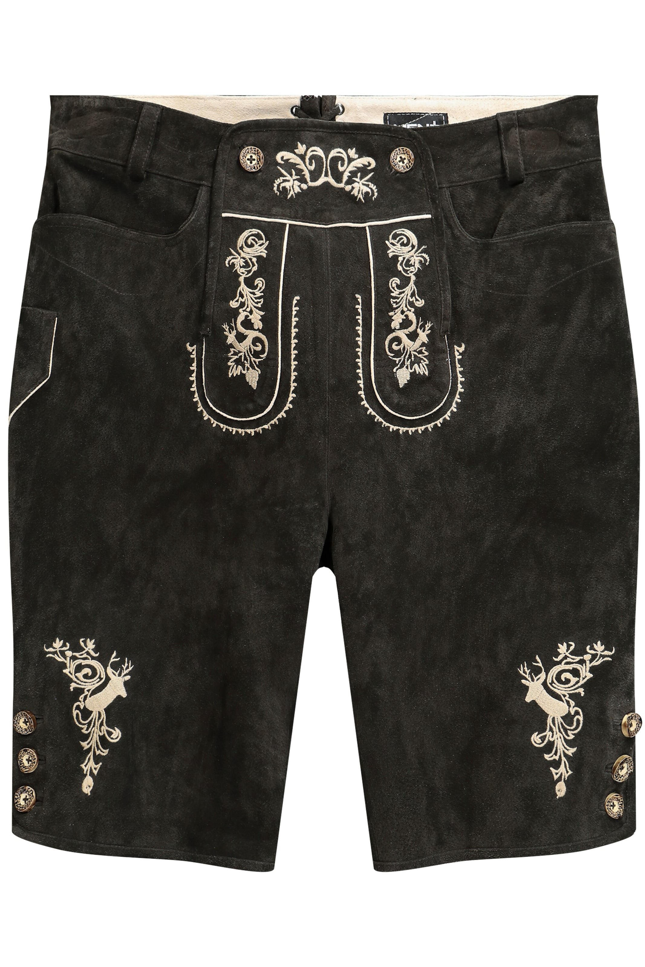 Men Plus Regular Traditional pants in Brown: front