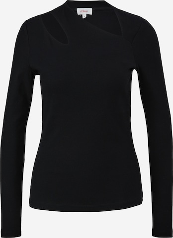 s.Oliver Shirt in Black: front