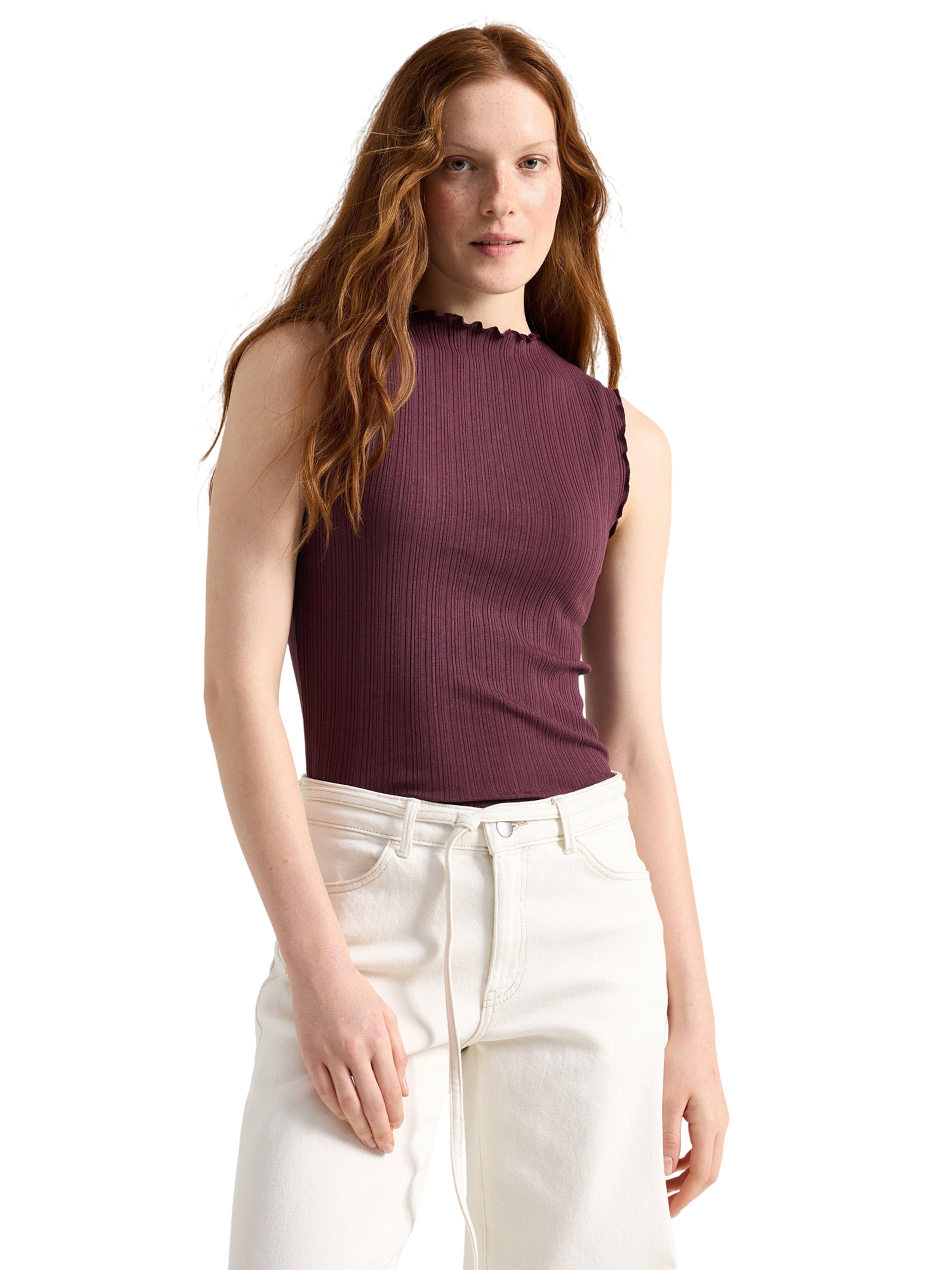 Lindex Top 'Esma' in Rot: Vorderseite