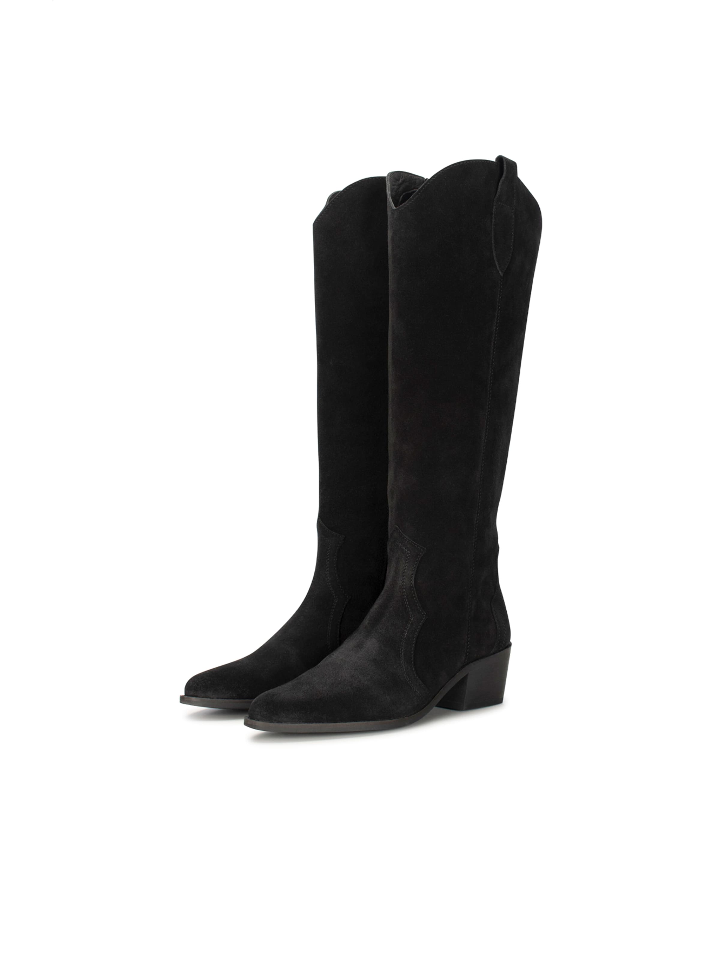 PS Poelman Enkellaarsjes 'TARTOR' in Zwart