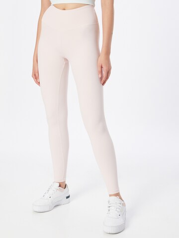 GUESS Skinny Sportsbukse 'COLINE' i rosa: forside