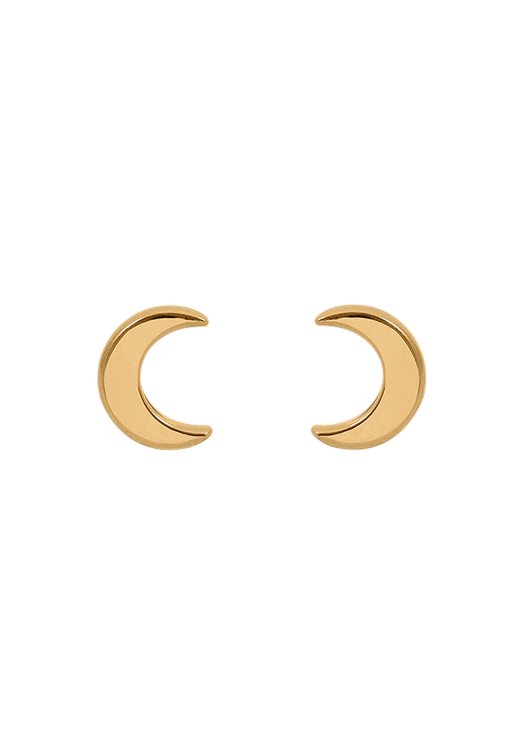 Stilnest Earrings 'Mond' in Gold: front