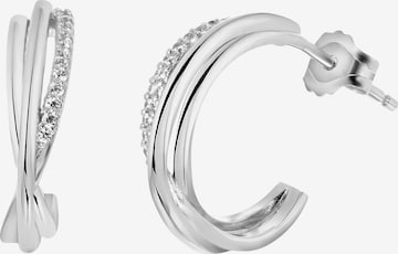 Lucardi Oorbellen in Zilver: voorkant