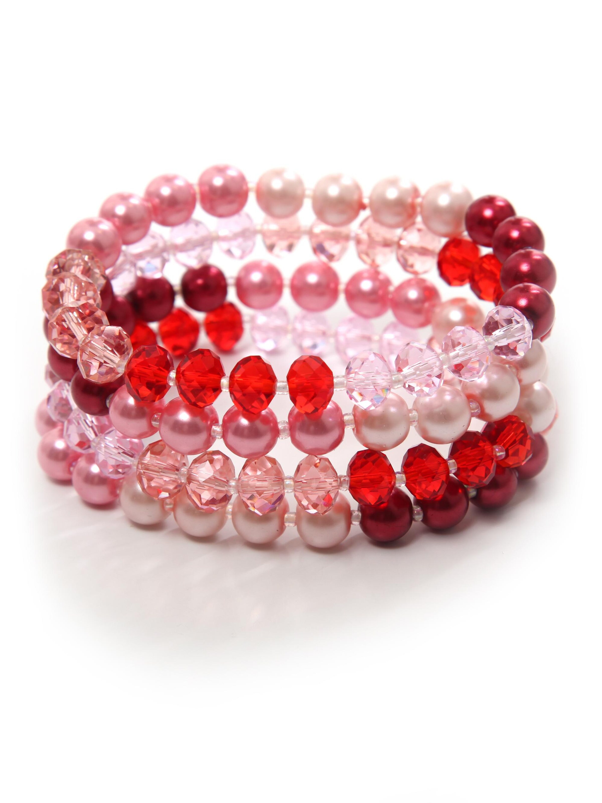 COLLEZIONE ALESSANDRO Bracelet 'Hella' in Red: front