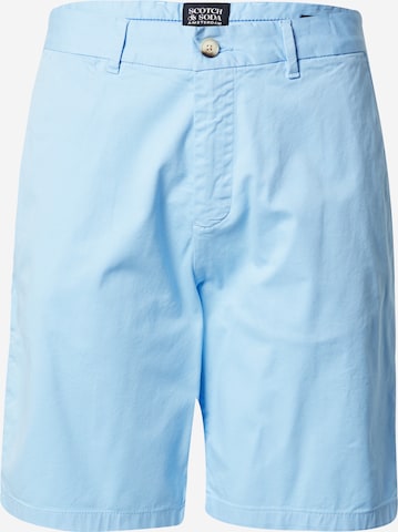 SCOTCH & SODA Chino 'Stuart' in Blauw: voorkant