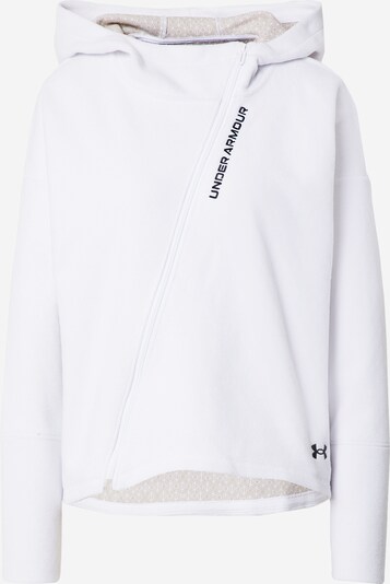 Jachetă fleece funcțională UNDER ARMOUR pe negru / alb, Vizualizare produs