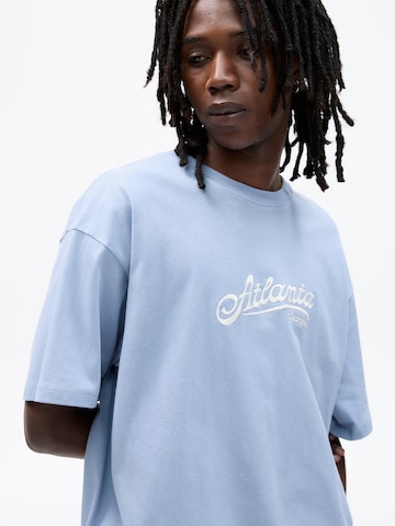 Pull&Bear T-Shirt 'ATLANTA' in Grau