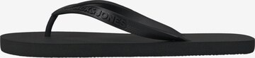 Tongs JACK & JONES en noir : devant