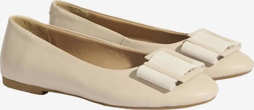 Desa Ballerina 'Ballettschuhe' in Beige: voorkant