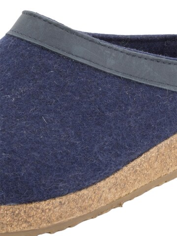 HAFLINGER Clogs 'Torben Grizzly' in Blue