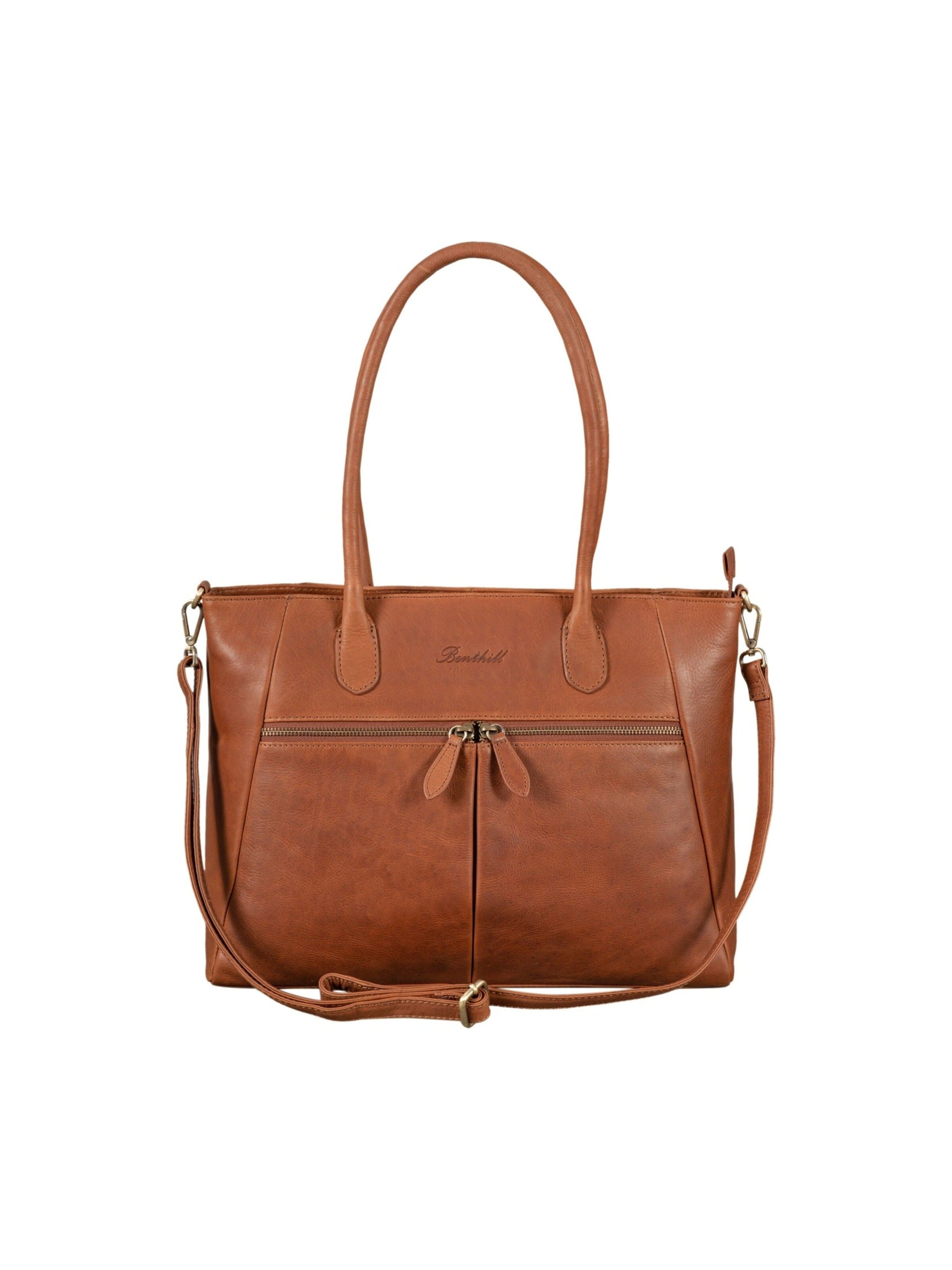 Benthill Handbag in Brown: front