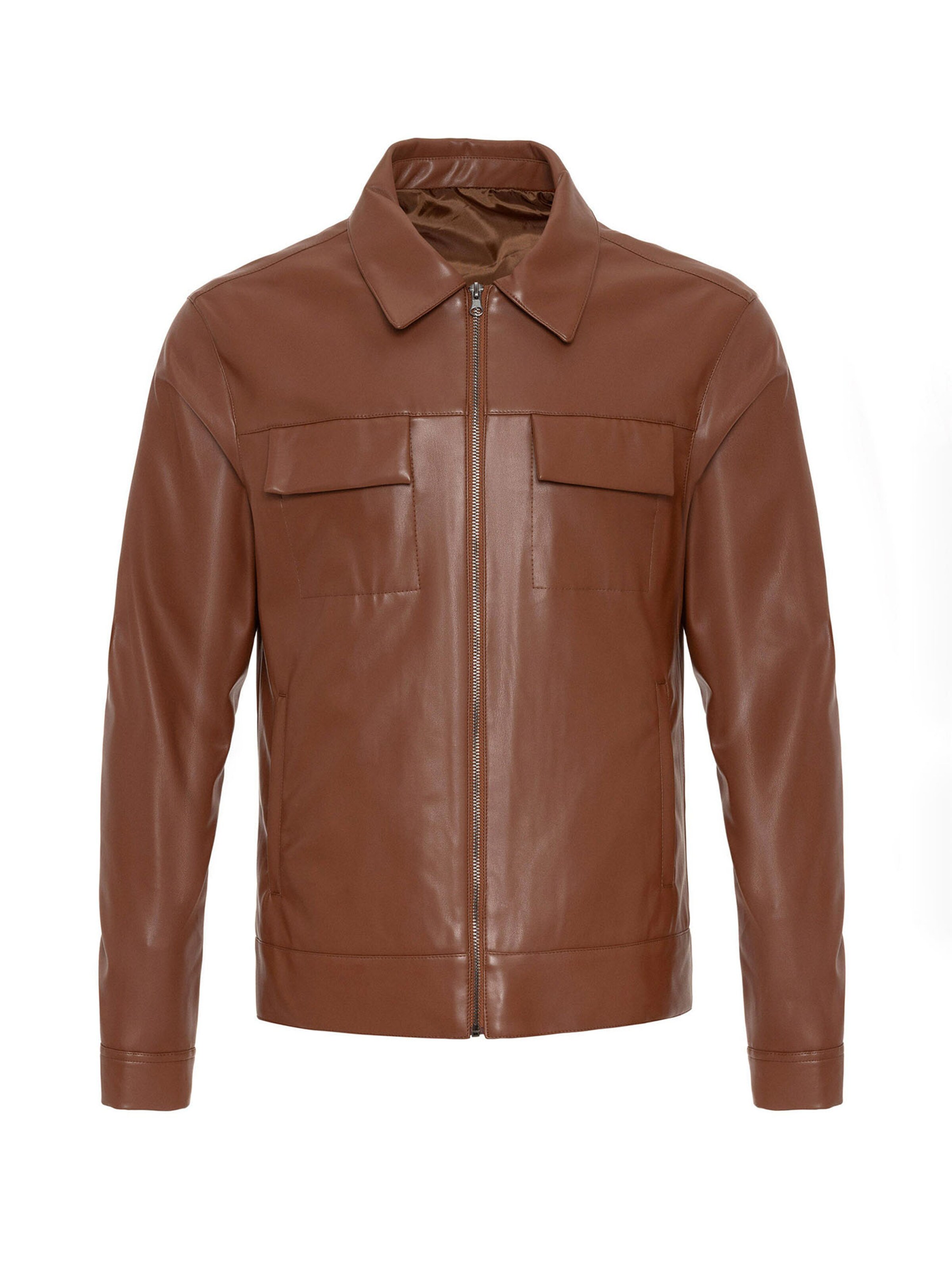 Antioch - Chaqueta de entretiempo en marrón: frente