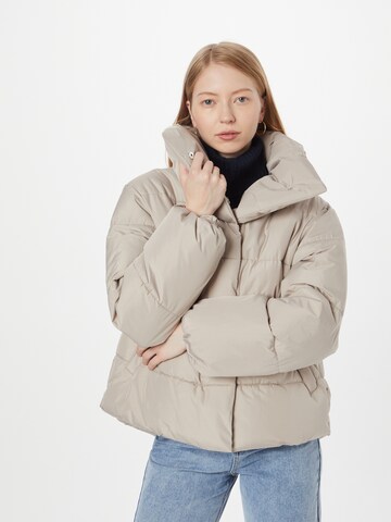 ESPRIT Winter Jacket 'Pricestart' in Beige: front