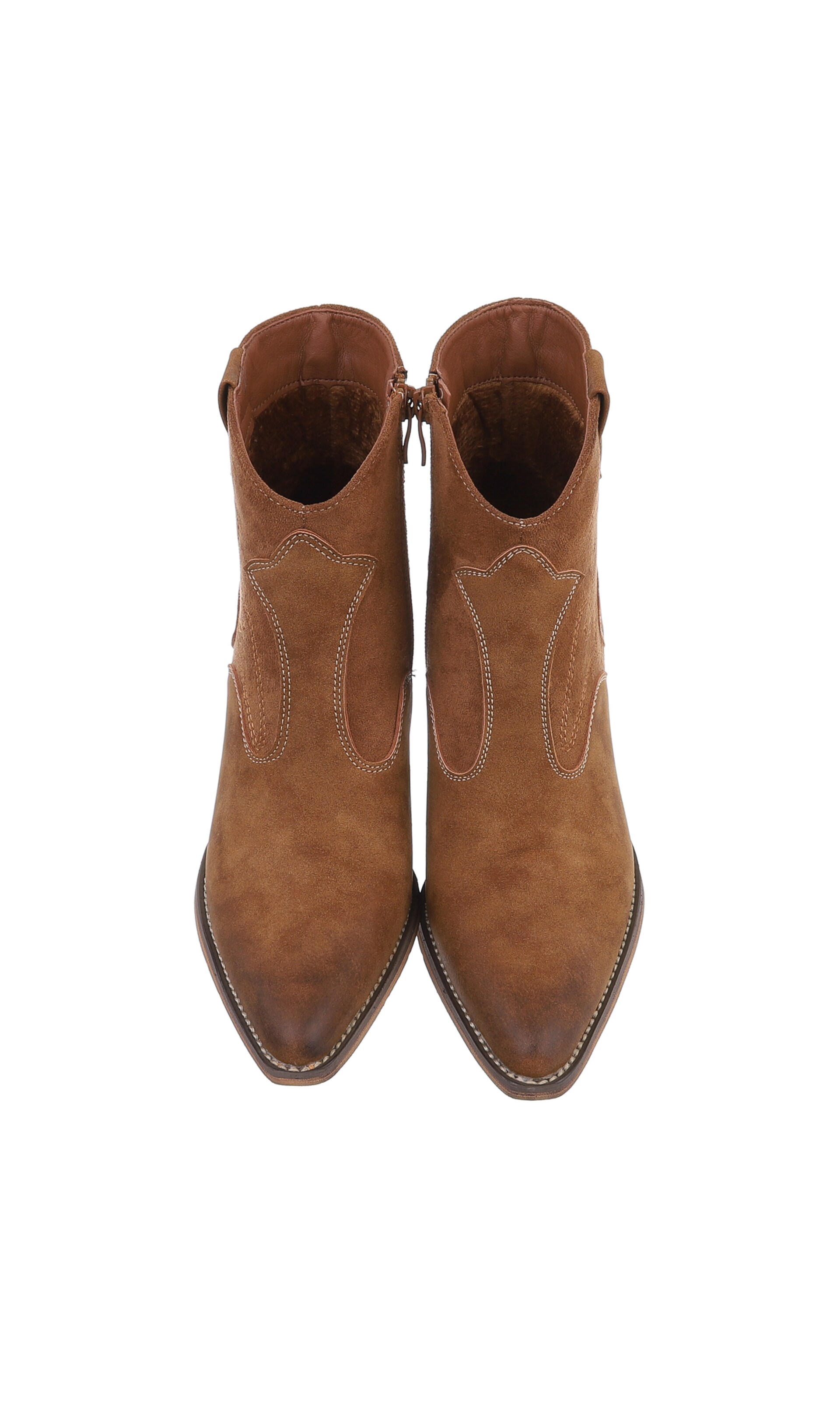 Ital-Design Cowboystiefel in Beige