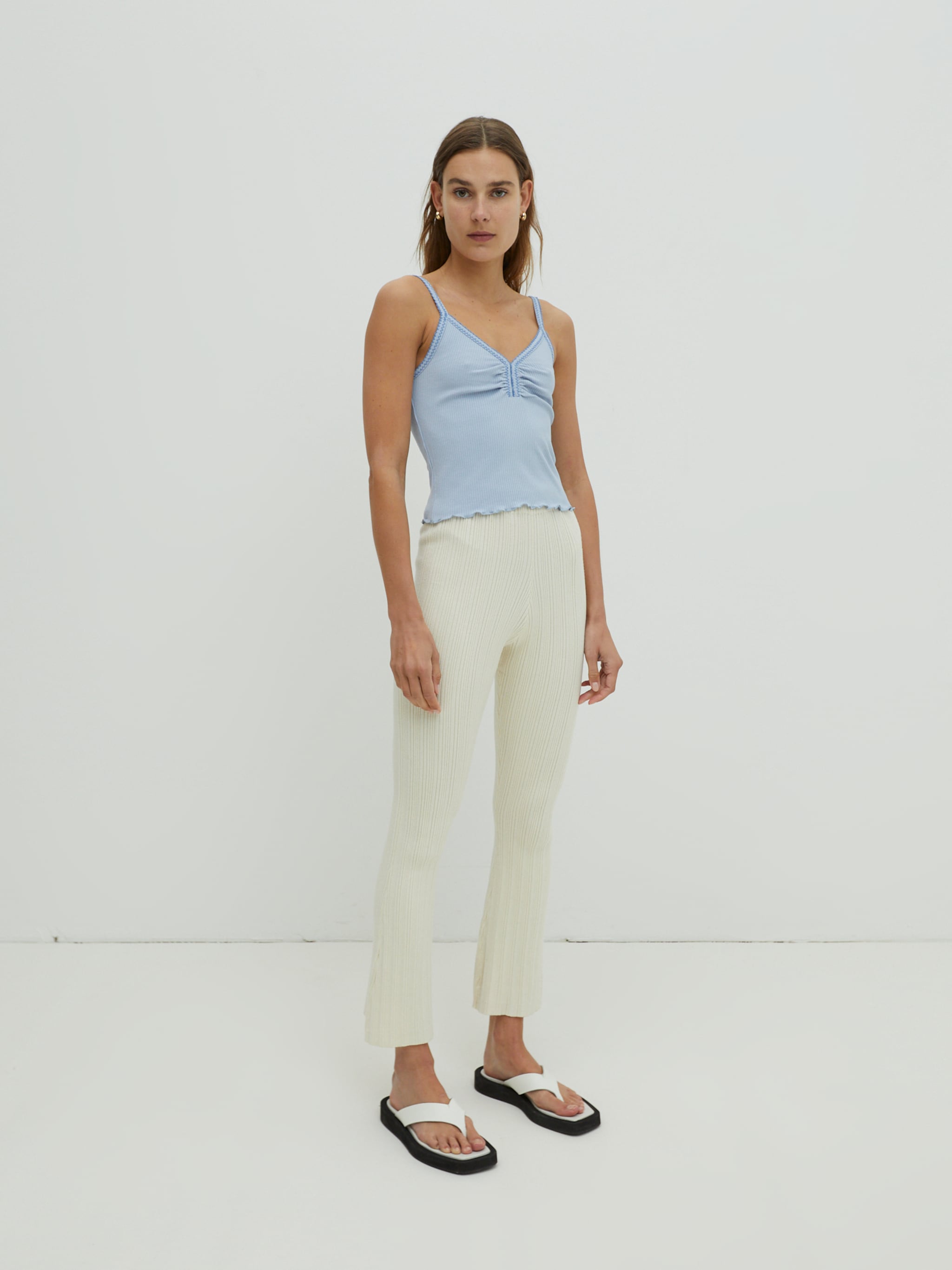 EDITED Producten Gebreide top 'Clara' Blauw