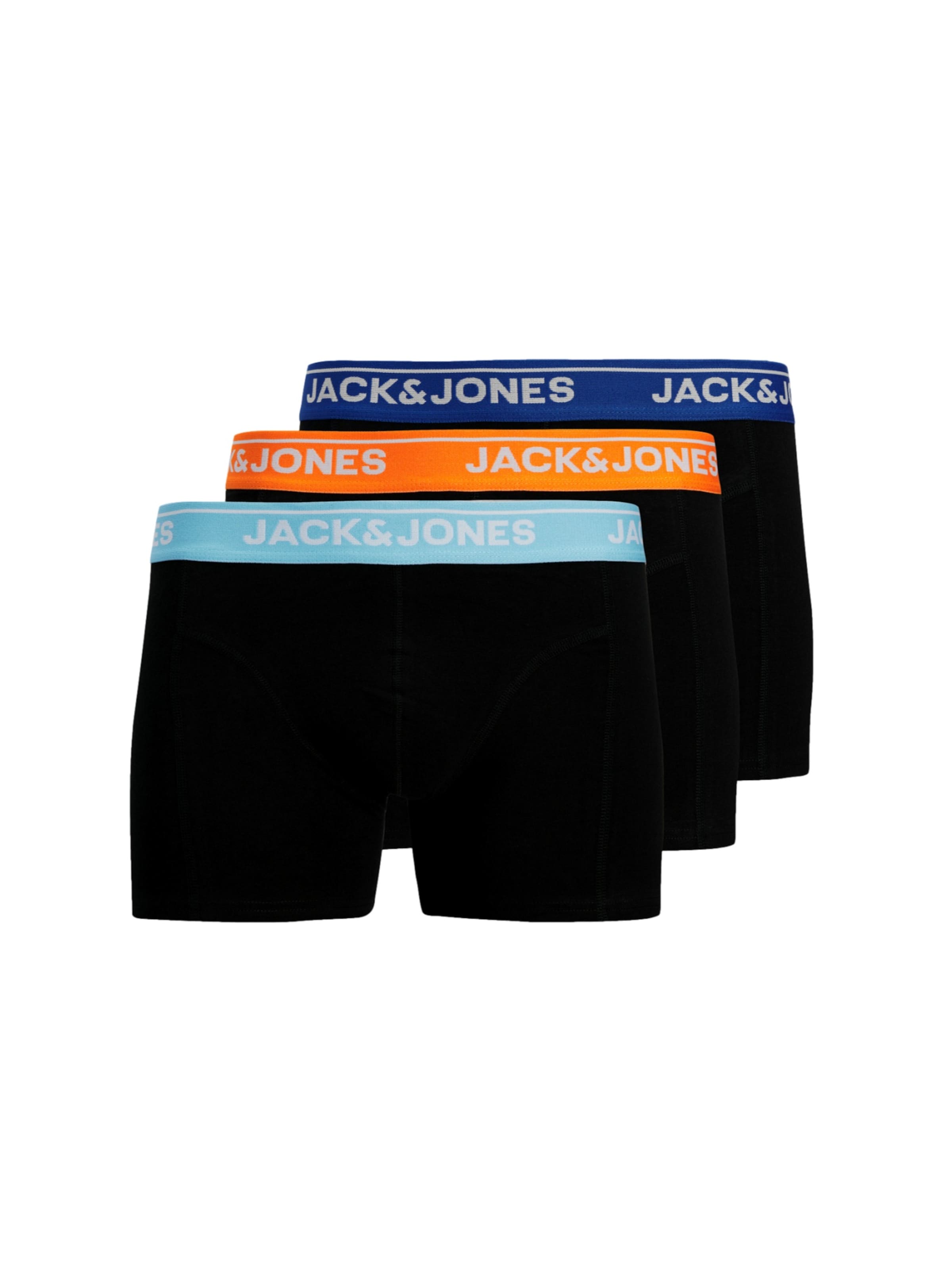 JACK & JONES Шорты Боксеры 'JACTheodore' в Черный: спереди