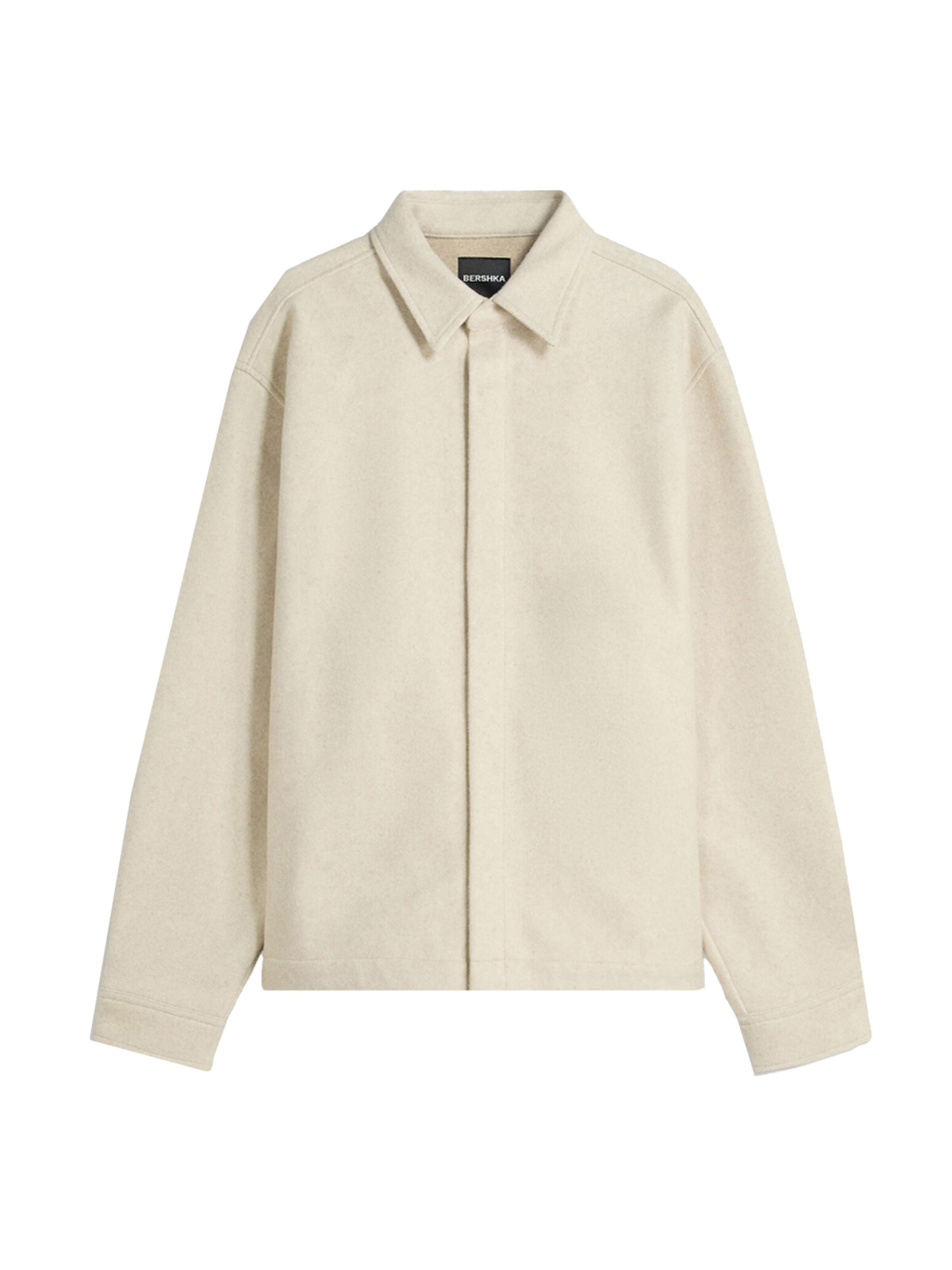 Bershka Övergångsjacka i beige: framsida