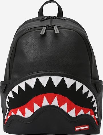 Sprayground - Mochila 'Mouth Savage' en negro: frente