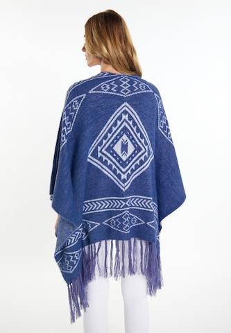 usha FESTIVAL Poncho in Blau