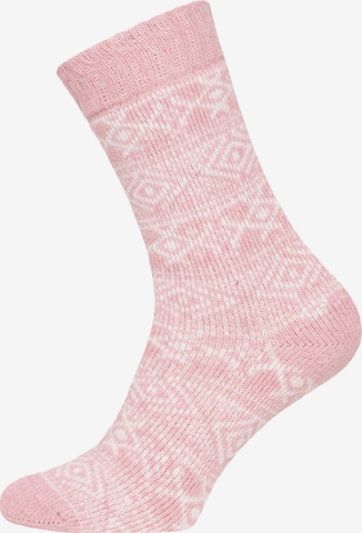 HomeOfSocks Socken 'HOS4510' in Pink: Vorderseite