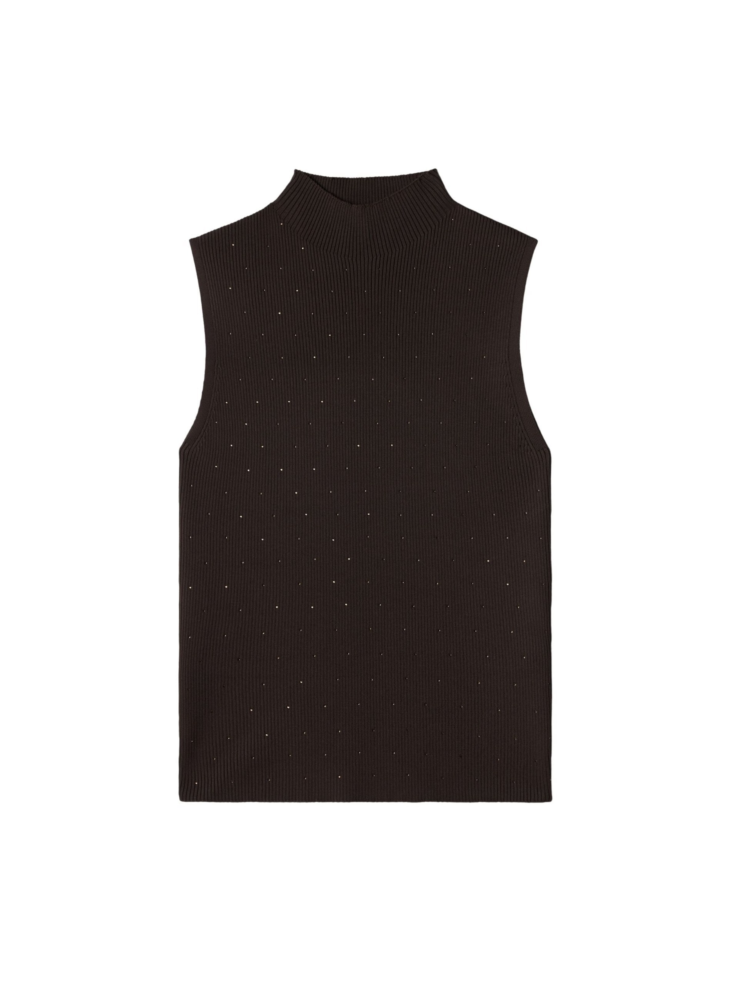 Tops en tricot adl en marron : devant
