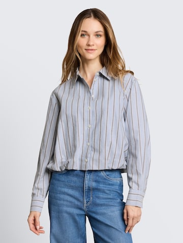 TOM TAILOR DENIM Blouse in Blauw: voorkant