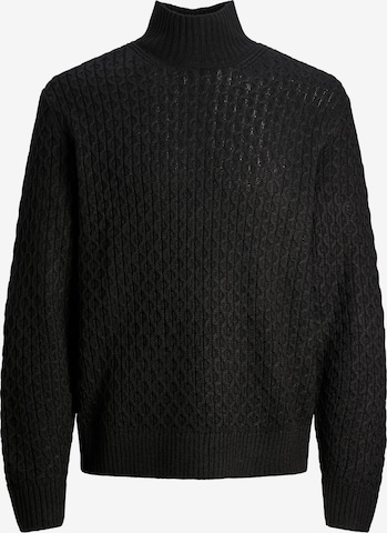 JACK & JONES Sweater 'COSY' in Black: front