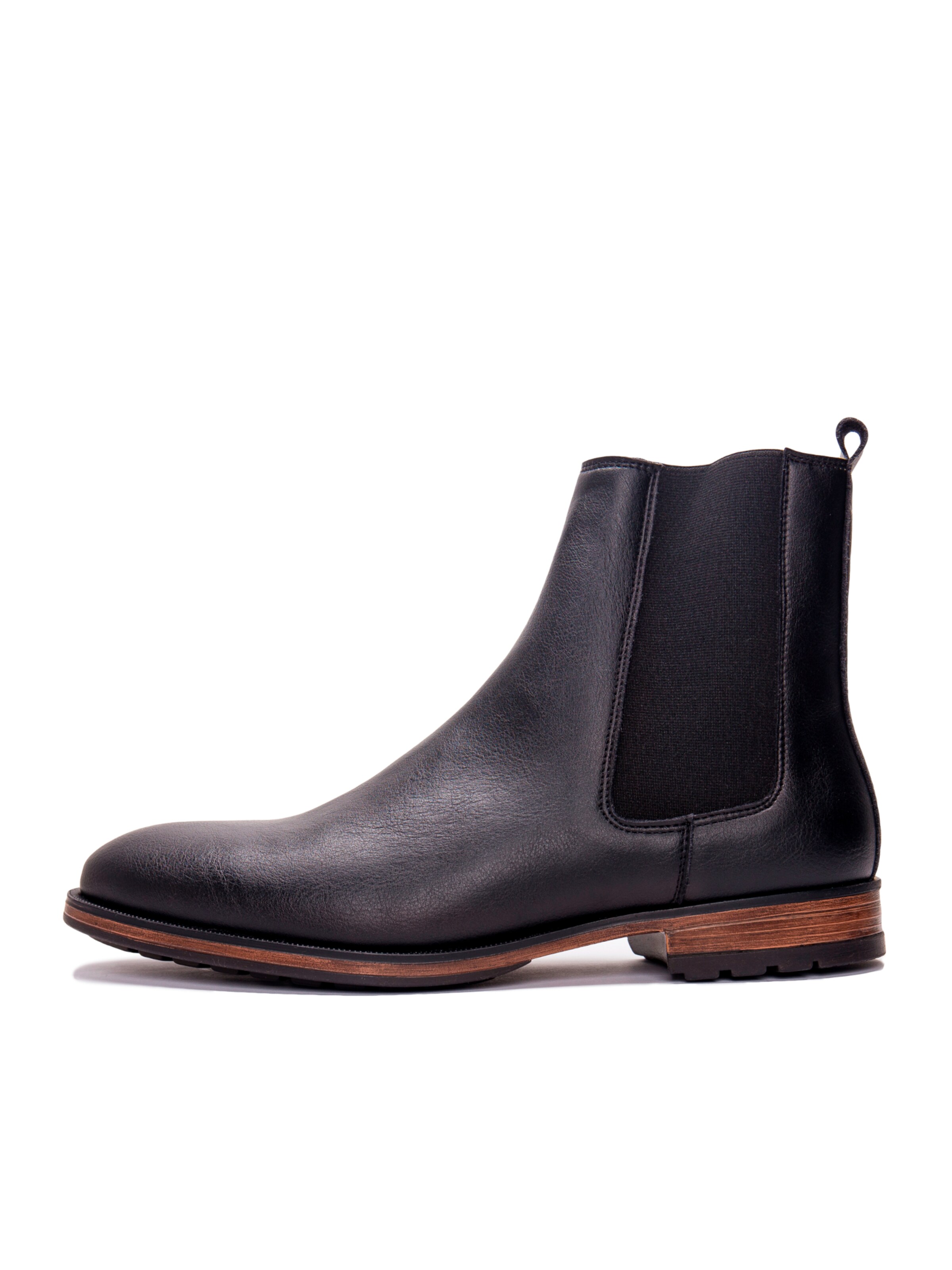 Chelsea Boots 'Basti' nae Vegan Shoes en noir : devant
