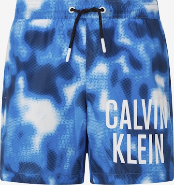 Calvin Klein Swimwear Board Shorts in Blue: front