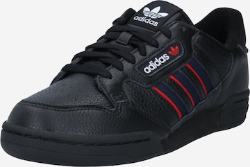 ADIDAS ORIGINALS - Zapatillas deportivas bajas 'Continental 80 Stripes' en negro: frente