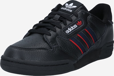 ADIDAS ORIGINALS Baskets basses 'Continental 80 Stripes' en rouge clair / noir / blanc, Vue avec produit