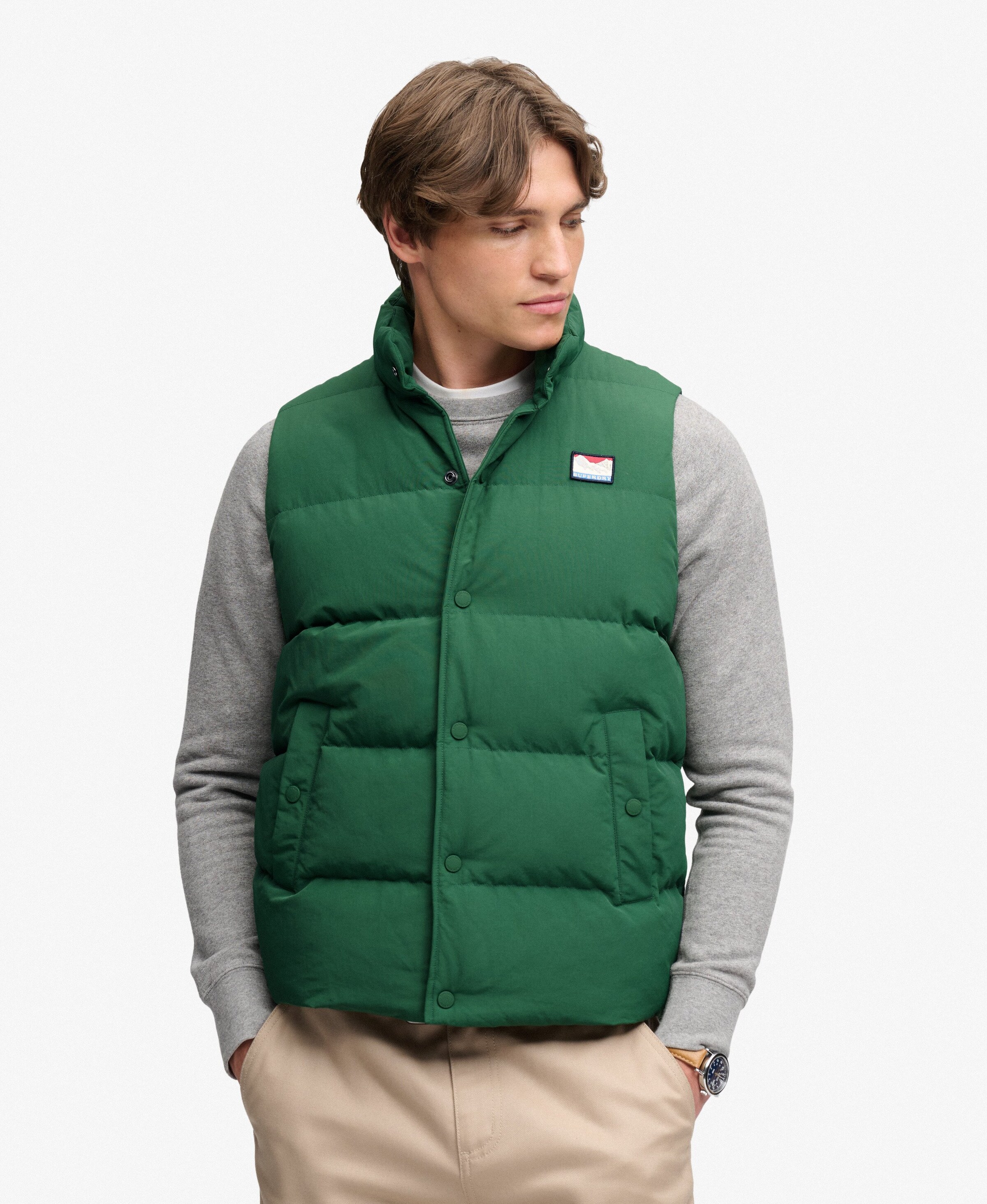 Superdry & Co Vest 'Everest' in Green