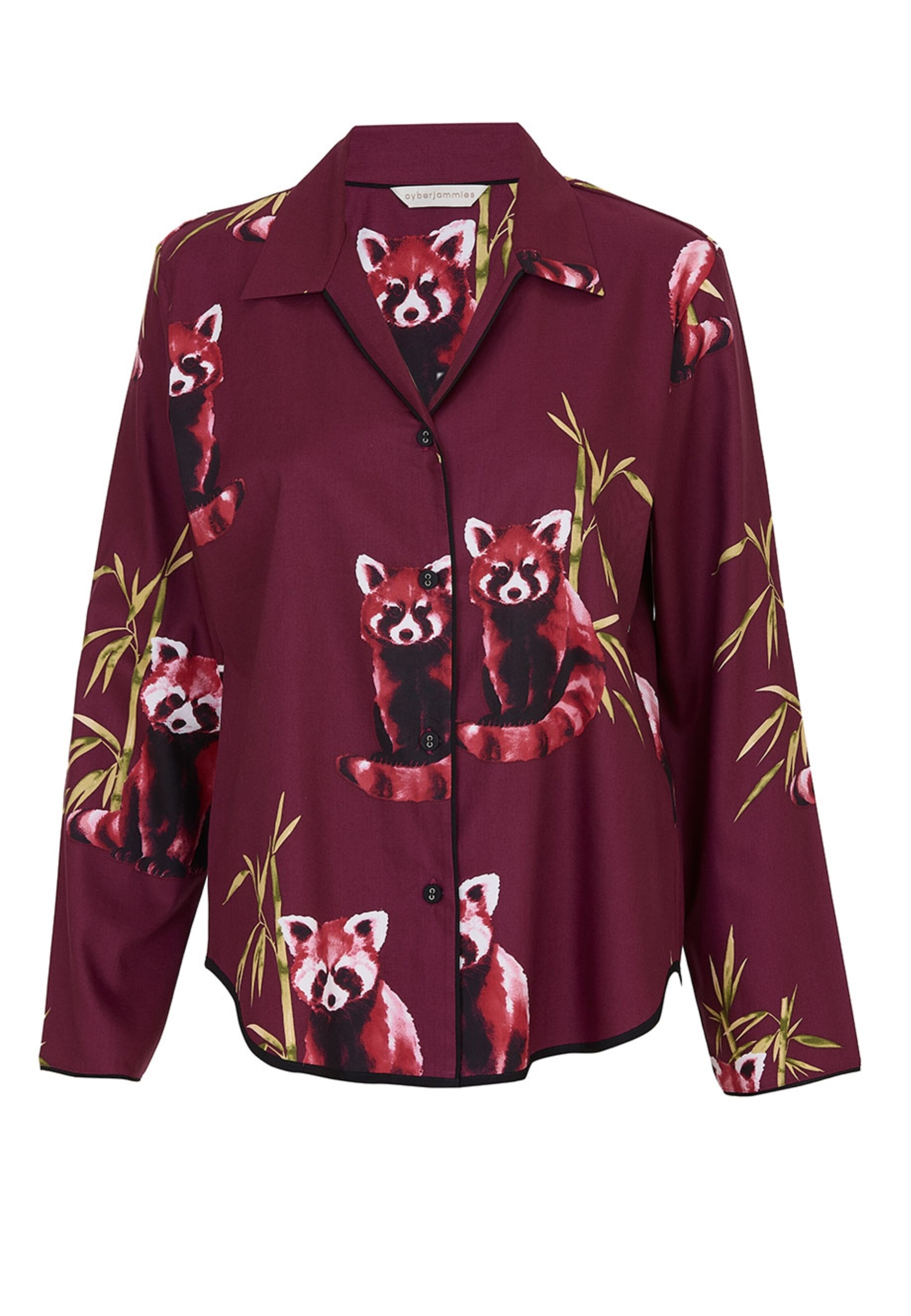Cyberjammies - Camiseta para dormir 'Yasmin' en rojo: frente