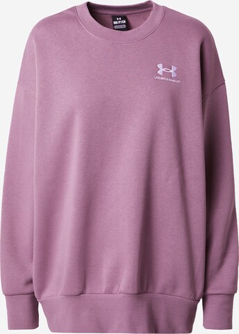 Sweat de sport UNDER ARMOUR en violet : devant