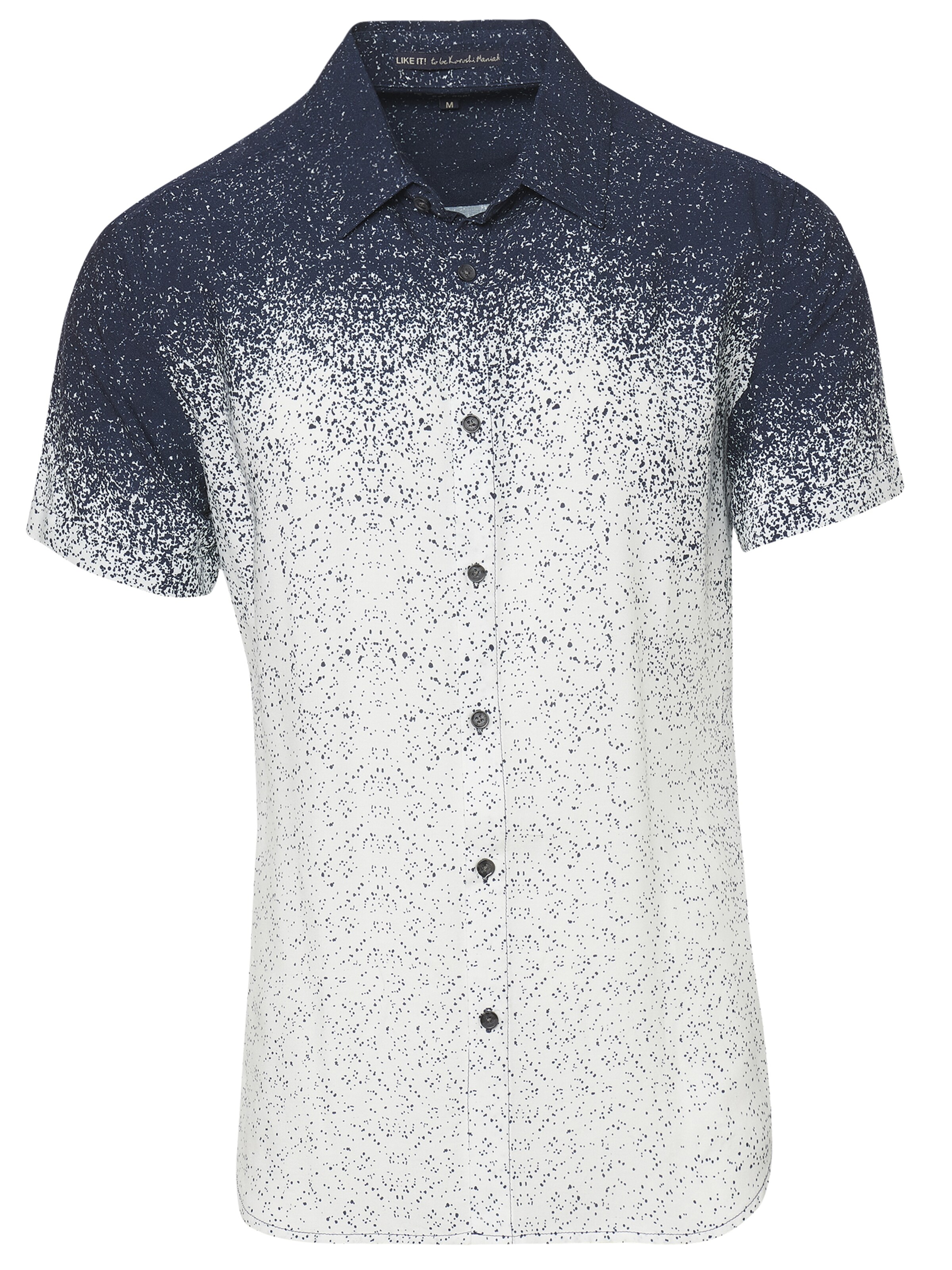 KOROSHI Slim fit Koszula w kolorze niebieski: przód