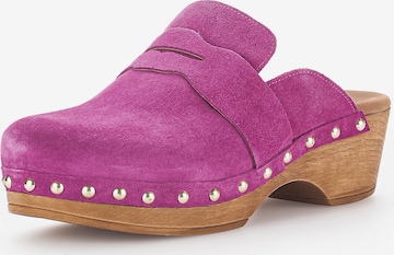 GABOR Clogs in Roze: voorkant