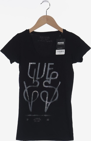 GUESS T-Shirt XXS in Schwarz: predná strana