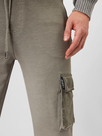 BE EDGY Tapered Cargobroek 'Lennart' in Grijs