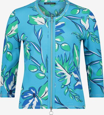 Betty Barclay Shirtjacke mit Rippenstruktur in Blau: predná strana